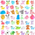 DIYDEC 60PCS Luminous Mini Resin Animals 60 Styles Miniatures Glow in The Dark Tiny Little Figures to Hide Small Duck Figures for Party Favors Bag Fillers Garden Dollhouse Decor