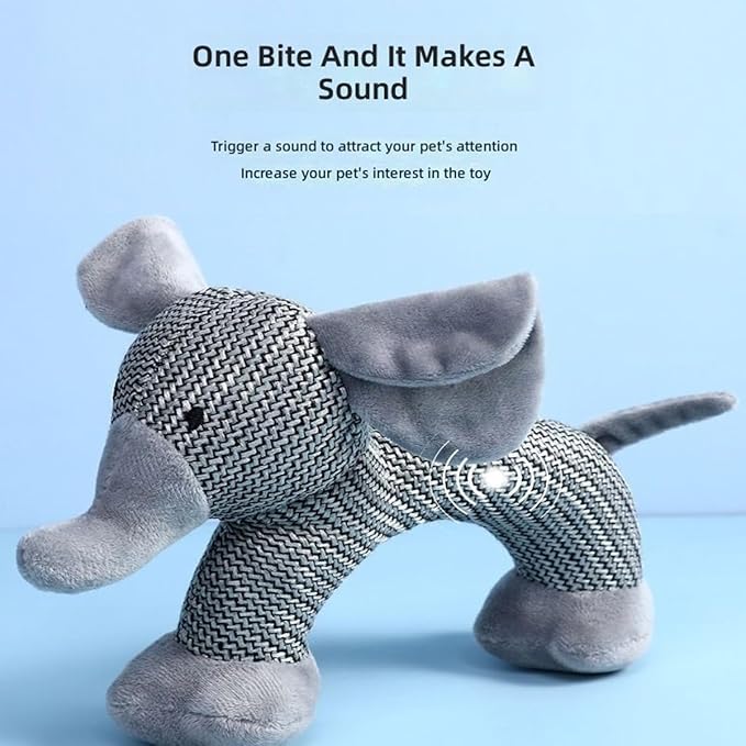 Xcho Linen Safari Companions Squeaky Dog Chew Animals Indestructible Dog Chew Toys Puppy Toys to Keep Them Busy for Small Medium Dogs Uitable for Indoor and Outdoor Throwing Play(Sheep)