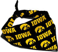 Iowa Hawkeyes Officially Licensed Bandana for Dogs and Cats | Fits Pets Great Gift Idea | Easy-to-Tie (Small, 13")