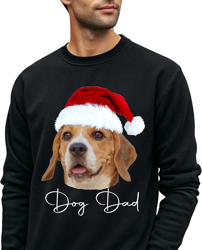 Custom Dog Mom Shirt for Women Pet Ears Sweatshirt with Name Unique Puppy Line Art Cute Dad Hoodie for DogDad Owner Lover