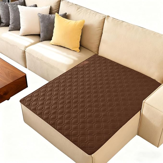 hyha Waterproof Dog Bed Blanket, Soft Pet Blankets, Waterproof Couch Cover for Dogs, Reversible Sofa Covers Washable for Furniture (40x50 Inch, Brown/Chocolate)