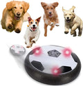 Ivieicip Active Gliding Disc - 2023 New Light up Indoor Soccer Ball Games Rolling for Dogs, Interactive Automatic Self Moving Dog Toys, Flying Saucer Aggressive Chewers (Sound)