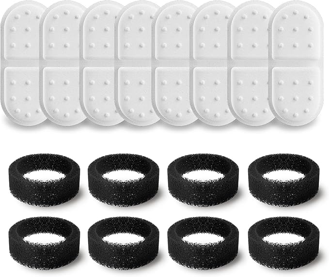 Cat Water Fountain Filters, APAUK 8 Pack Replacement Filters & Sponges - Only Applicable to APFSS-3201