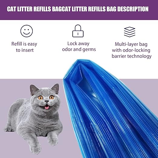 Genie Litter Refills - 6 Pack Compatible with Standard & Plus Genie Litter Disposal Systems