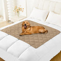 Smiry Waterproof Dog Bed Cover Blanket 40x50, Soft Reversible Pet Blanket, Washable Leakproof Cats Dogs Couch Cover for Sofa, Couch, Furniture, Camel/Camel