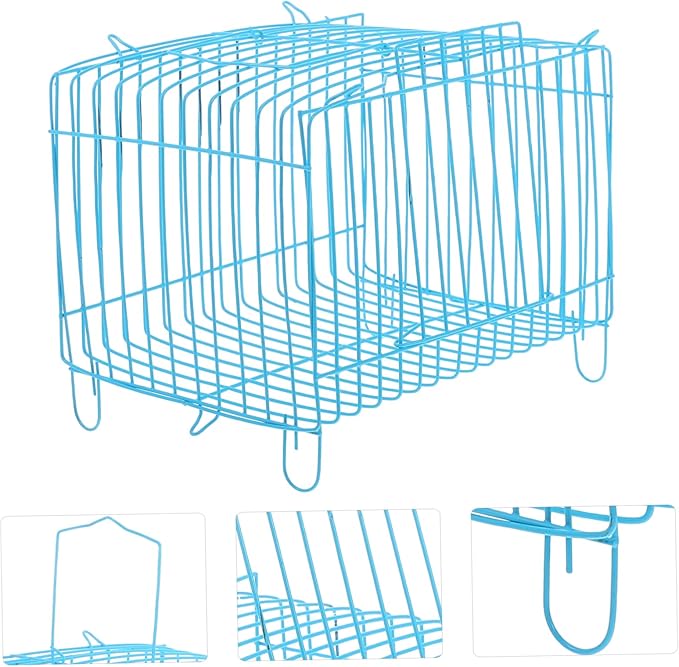 Milisten Portable Bird Carrier Travel Cage Lightweight Handheld Wire Cage for Small Birds Parrots Conures Cockatiels with Breathable Design for Outdoor Trips