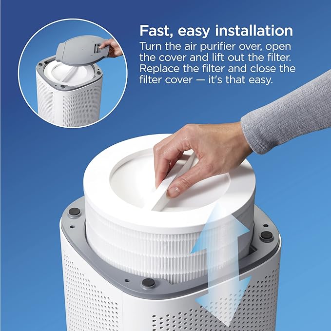 Clorox HEPA Air Purifiers for Home, True HEPA Filter, Large Rooms Up to 1,500 Sq Ft, Removes 99.9% of Mold, Viruses, Wildfire Smoke, Allergens, Pet Allergies, Dust, AUTO Mode, Whisper Quiet