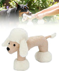 Linen Safari Companions - Linen Dog Toy, Chew-Resistant Natural Linens Squeaky Safari Animal for Small to Medium Dogs, Helps Reduce Destructive Chewing for Indoor Play and Boredom Relief (Sheep)