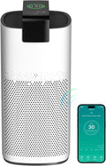 Air Purifiers for Home Large Room Up to 3600 Ft² with PM 2.5 Air Laser Sensor, HEPA 4-in-1 Filter for Airborne Particles, Sleep Mode for Allergies, Pet Hair in Bedroom, MR7566-WF, White, 1Pack+3Modes