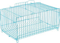 Happyyami Square Pillow Cage for Small Pets Bird Travel Carrier Sturdy Wire Cage for Guinea Pig Parrot Small Animal Habitat