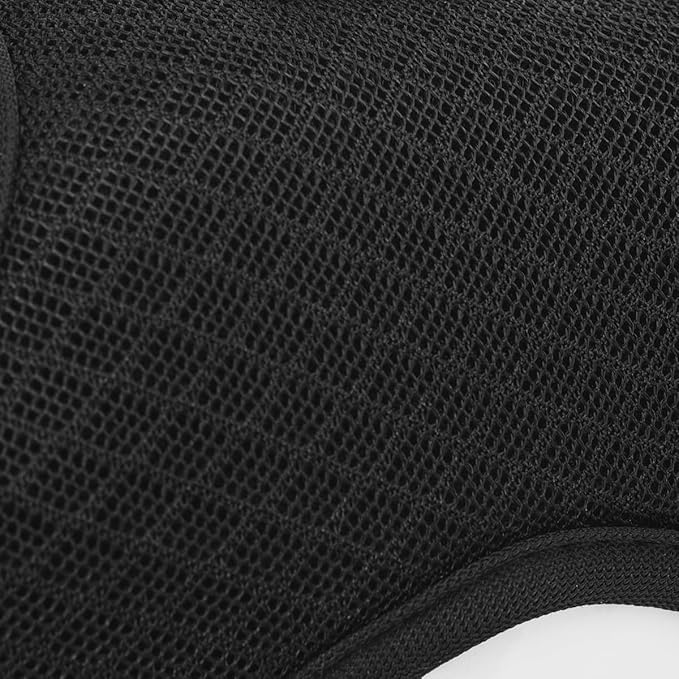 Kitty Harness and Leash for Walking Escape Proof Breathable Mesh Fabric, Solid Black, X-Small, Adjustable Cat Walking Jackets, Padded Stylish Cat Vest