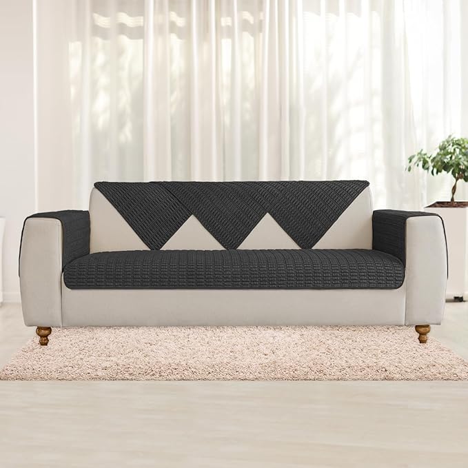 Muamar Dog Bed Cover Sofa Protector,Anti Slip Waterproof Sofa Covers for Living Room Couch Covers,Sofa Mat,Seat Cover, Dog Mat,Pet Pad for Furniture Bed Sofa Protector 1 Piece (40x60 inch, Black)