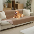 Luciphia 100% Waterproof Couch Cover Blanket for Dogs Anti-Slip Pet Couch Protector Sofa Mat Puppy Cat Blanket with Non-Slip Bottom, Light Brown Khaki, 52x82 Inch