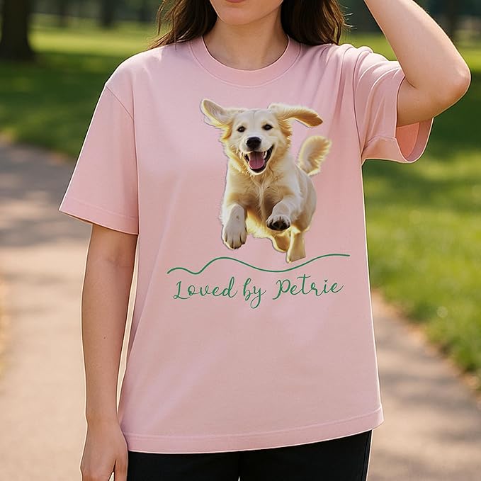 H-DEWALL Custom Shirts Custom Bootleg Rap Shirt for Him Custom Face Shirt with Photo Pet Custom Tees Gift for Dog Cat Lover