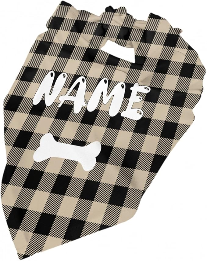 Custom Dog Bandanas with Your Text Logo Name Image Personalized Neckwear Bandana Soft Customized Pet Scarf Add Your Design Funny Gifts for Cat Dog Pet Style 02