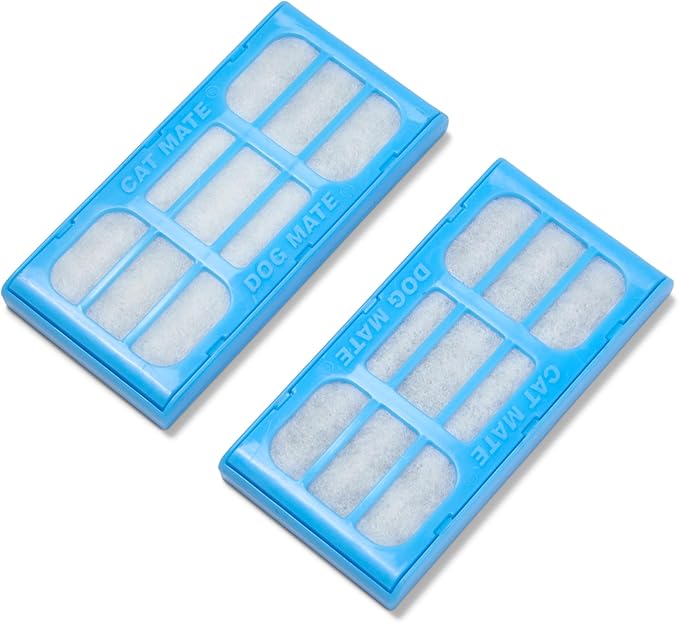 Cat and Dog Mate Replacement Filter Cartridges (339) - Suitable for All Cat and Dog Mate or Closer Pets Fountains (Pack of 2)