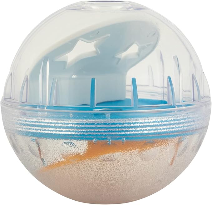 Pet Zone IQ Treat Ball Dog Treat Dispenser Toy Ball Interactive Toy - 4" Stimulation, Slow Feeder