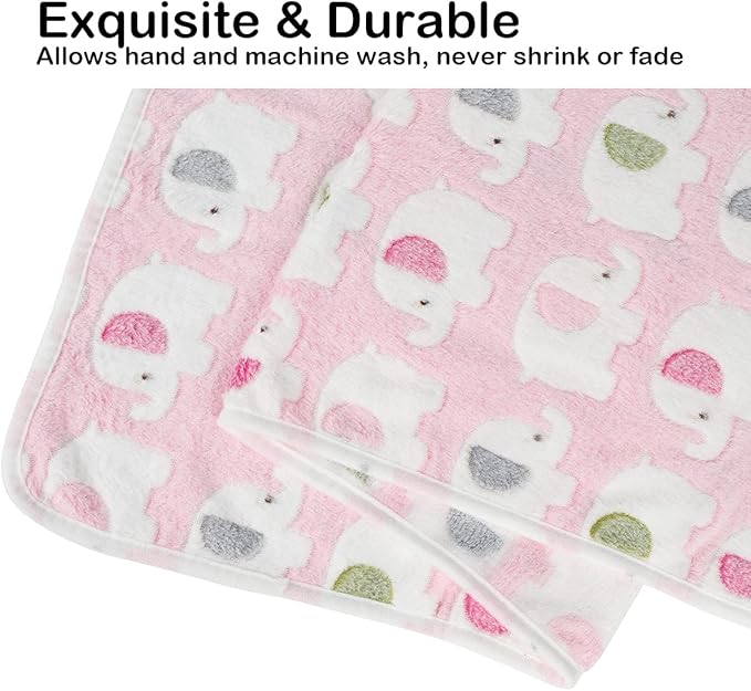 Dono 1 Pack 3 Dog Blankets, Soft Fluffy Fleece Pet Blanket Warm Sleep Mat Paw Print Design Puppy Kitten Throw Blankets Doggy Blanket for Dogs