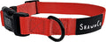 ShawnCo Dream Walk Dog Collar- Premium, Adjustable and Comfortable Pet Collar for Small, Medium, Large and Extra Large Dogs (S, Mustang Red)