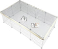 48x24 Cage Cover, Ventilated Mesh Top for C&C Midwest Guinea Pig Cage, Breathable & Escape-Proof Small Animal Enclosure Lid with Secure Clips for Rabbits, Chinchillas（Not Include cage）