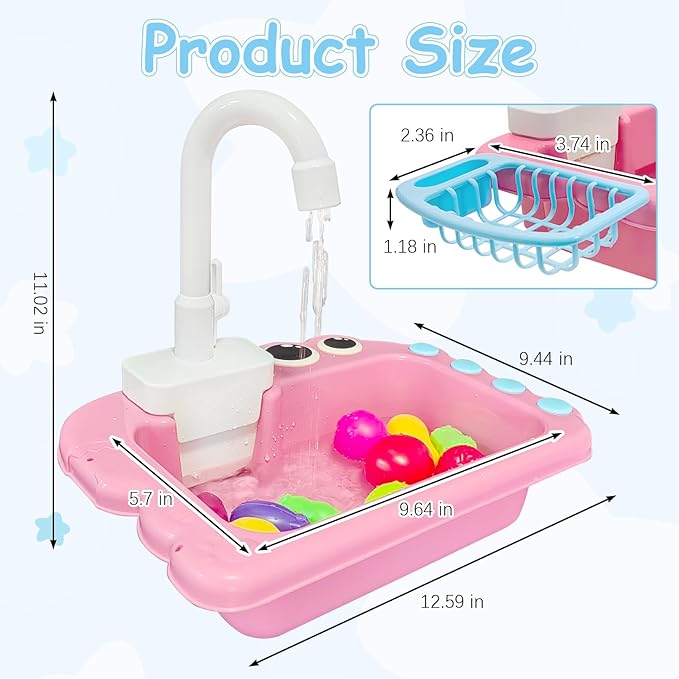 PINVNBY Parrot Bath Tub Bird Automatic Bathtub with Faucet Multifunctional Parakeet Shower Box Bird Bathroom Toys Cage Accessory for Small Medium Birds (Pink
