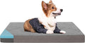 Orthopedic Memory Foam Dog Bed, Cooling Dog Beds for Medium Dogs -Waterproof Pet Bed for Crate with Removable Washable Cover, M(29inch,45Lbs)