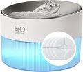 beQ Cat Water Fountain, 84oz/2.5L Stainless Steel Automatic Pet Fountain Dog Water Dispenser with 4pcs Replacement Filters for Cats, Dogs, Multiple Pets Drinking Bowl, Indoor Ultra-Quiet Smart Pump