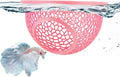 Pink Floating Betta Hide & Shrimp Cave – 3D Printed Aquarium Hammock, Feeding Ring & Resting Spot for Betta Fish, Shrimp & Small Fish (Eco-Safe PLA)