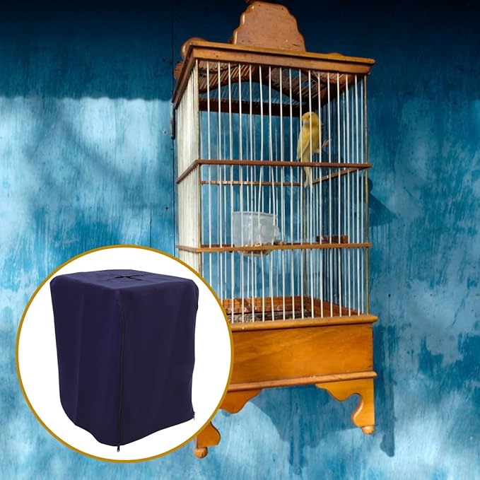 Bird Cage Cover, Large Bird Cage Cover Thicken Parrot Cage Protector Night Bird Cage Cloth Cover Pet Outdoor Family