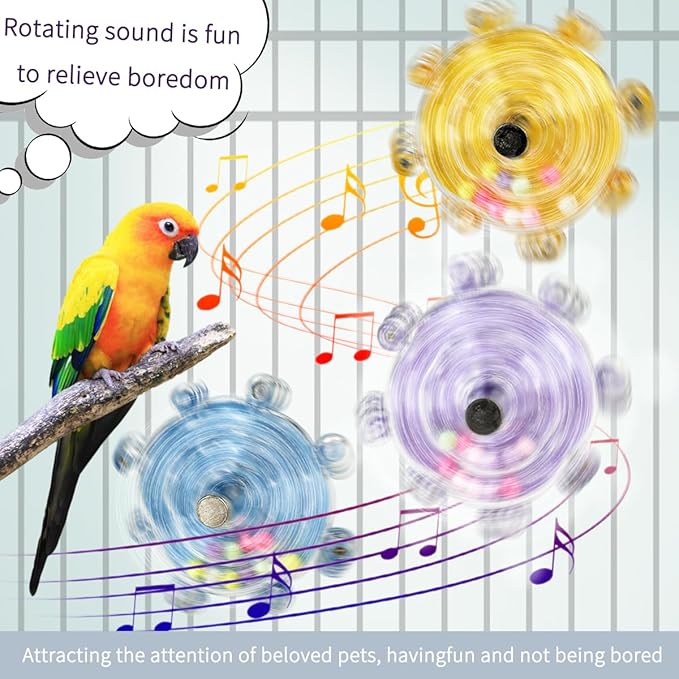 Budgie Toys, Parakeet Training Toy, Interactive Bird Educational Toy For Small Birds, Cockatiel Toys, Fun Parakeet toys, Lovebird toys, Quaker Parrot toys, Bird Toys For Conures, Sun Conure toys(Blue)