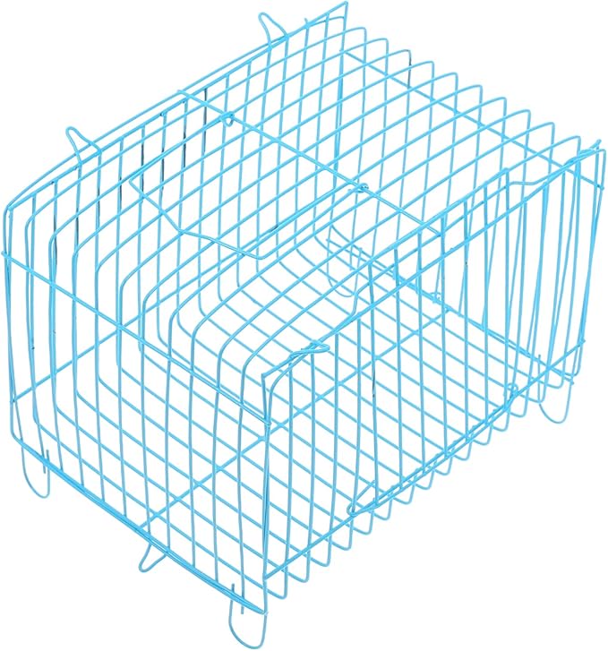 Milisten Portable Bird Carrier Travel Cage Lightweight Handheld Wire Cage for Small Birds Parrots Conures Cockatiels with Breathable Design for Outdoor Trips