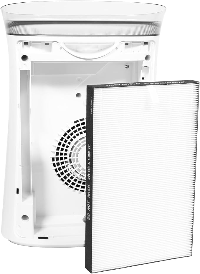 SHARP Air Purifier for Medium Rooms – Covers up to 1,253 sqft in one hour, True HEPA Filter Air Purifier for Pets, Dust, Smoke, Pollen - FPK50UW
