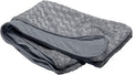 Furhaven Replacement Dog Bed Cover Ultra Plush Faux Fur & Suede Contour Luxe Lounger, Machine Washable - Gray, Jumbo Plus (XX-Large)