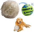 Nocciola Wobble Giggle Ball for Dogs, Interactive Dog Toys for Boredom, Squeaky Ball Dog Toys to Keep Them Busy, Pet Toys for Small Medium Large Dogs, Fun Giggle Sounds When Rolled or Shaken (L)