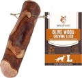 Wildfang® Olive Wood Chewing Sticks for Dogs, Large - Tough Chew Toys for Aggressive Chewers, Puppy Chew Toys for Teething, Training for Chewing Muscles, Olive Wood Stick for Dog (Over 55lbs)