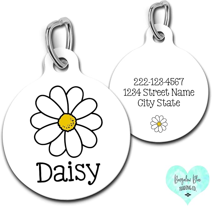 Daisy Pet ID Tag for Cats and Dogs
