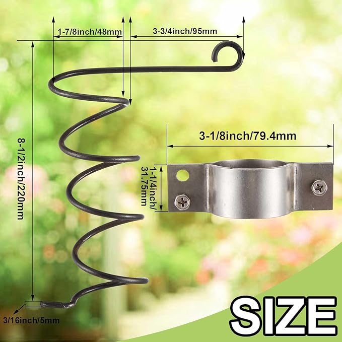2 Pcs Automatic Chain Link Self Closing Gate Closer for Left and Right Swing Doors Suitable for 1-1/2" to 1-5/8" Diameter Door Frame Tubes, Pool, Pet Gate or Any Chain Link Closer