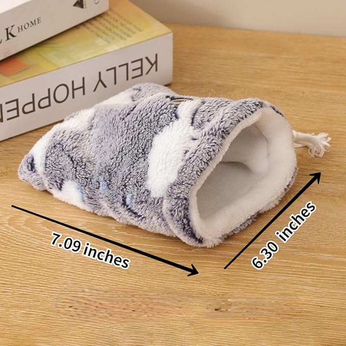Sugar Glider Bonding Pouch Carrier Bag, Small Animals Sleeping Pouch Bag with Breathable Vent and Drawstring, Portable Travel Bag for Sugar Glider Rat Squirrel Guinea Pig Birds Parrot (Pink)