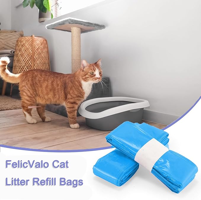 Cat Litter Refill Bags (9-Pack) Litter Refills Generic Compatible with Your Standard, Plus, XL and XL+ Pails Refill Cartridge