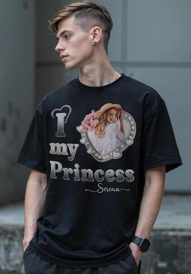 Custom Bootleg Rap Shirt with Photo Text, Vintage Custom Picture Shirt for Girlfriend, Boyfriend, Dad, Mom, Pet Lover Friend