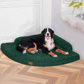 Large Orthopedic Dog Bed with Sides XXXL Dog Beds with Removable Washable Cover Non-Slip Waterproof Pet Bed for Extra Large Dogs - Dark Green XXXL