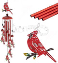 for Women Cardinal Wind Chimes for Outside, 35'' Metal Cardinal WindChimes Gifts for Women/Men, Decoration for Outdoor, Home, Garden, Patio, Backyard