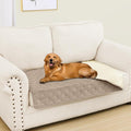 Smiry Waterproof Dog Bed Cover Blanket, Soft Reversible Pet Blanket, Washable Leakproof Cats Dogs Couch Cover for Sofa, Couch, Furniture (30x53 Inch, Taupe/Beige)