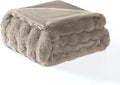 Modern Threads Water-Resistant Faux Rabbit Fur Pet Blanket for Dogs & Cats – Ultra-Soft Couch, Bed & Crate Protector, 30x40 Brown