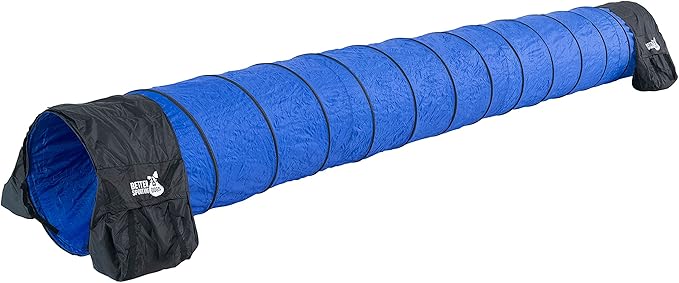Better Sporting Dogs 16 Foot Dog Agility Tunnel with Sandbags | Dog Agility Equipment | Dog Agility Training