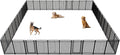 New Thickened Version Dog Playpen, 40 Inch Dog Fences for The Yard, Portable Outdoor Dog Playpen for Large/Medium/Small Dogs, Foldable Metal Dog playpen, with Doors (40 Panels, 40 Inch)