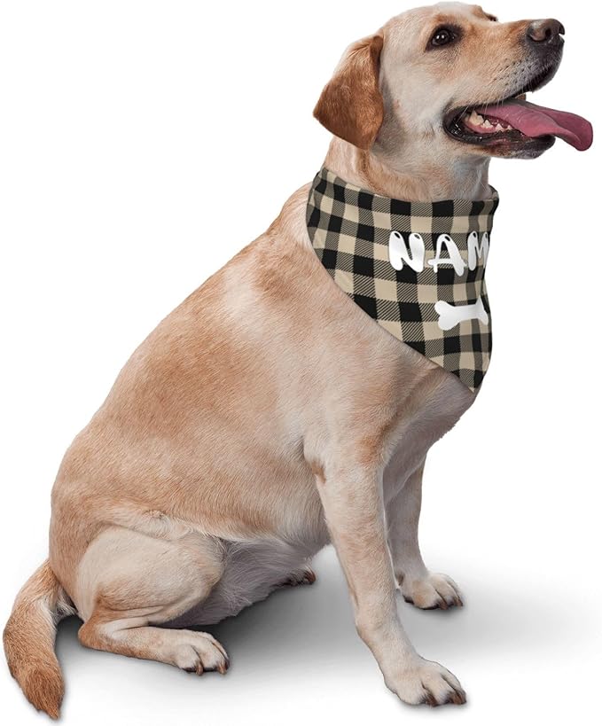 Custom Dog Bandanas with Your Text Logo Name Image Personalized Neckwear Bandana Soft Customized Pet Scarf Add Your Design Funny Gifts for Cat Dog Pet Style 02