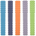 Xtra Tough Sensory Chew Toys for Autistic, 5 Pack Chew Toys for Aggressive Chewers Kids with ADHD, Autism, SPD, Silicone Chew Sticks Oral Motor Stimulation for Kids Sensory with Special Needs