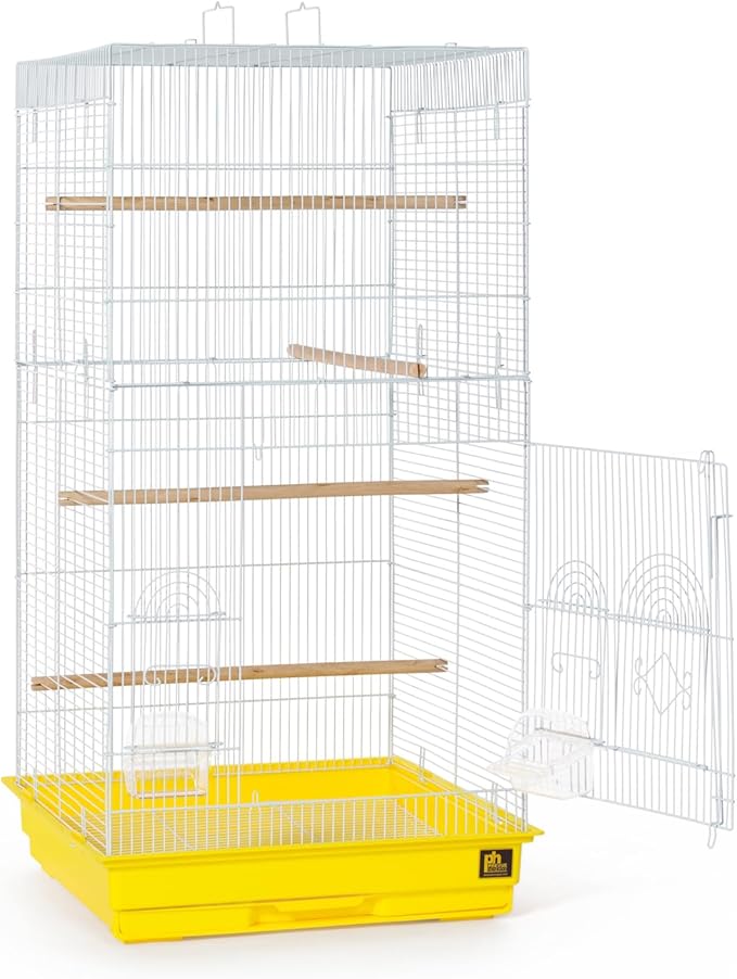 Prevue Pet Products SPECONO1818H-Y Tall Tiel Cage, Yellow