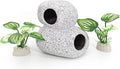 Fish Aquarium Decorations Cave Hide with Viewing Window for Betta Fish Tank Accessories
